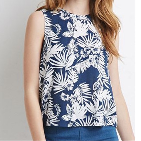 Forever 21 Tops - 🆕LISTING: NEVER BEEN WORN TROPICAL F21 TANK